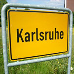 Karlsruhe Stadtschild