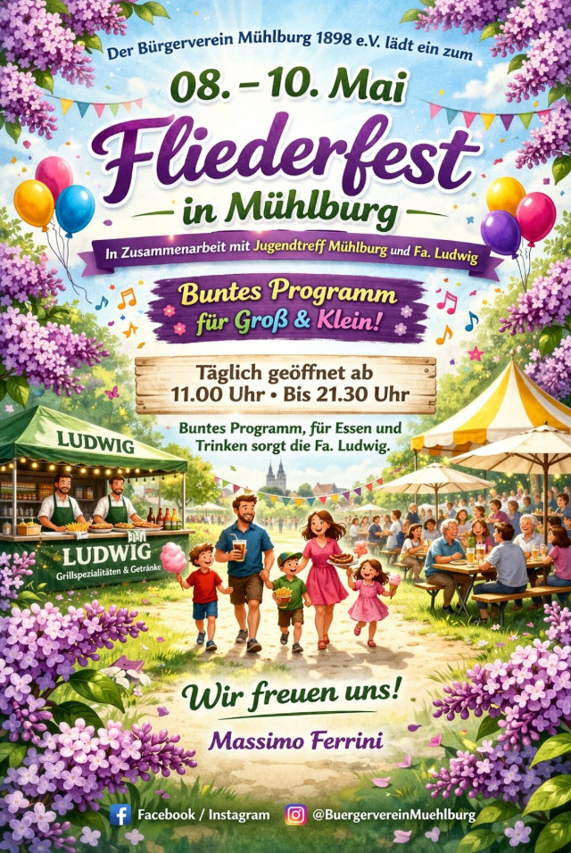 Flyer Fliederfest 2026