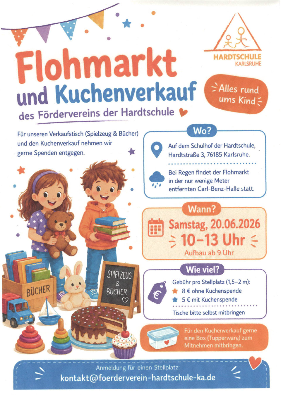 Flohmarkt in der Hardtschule