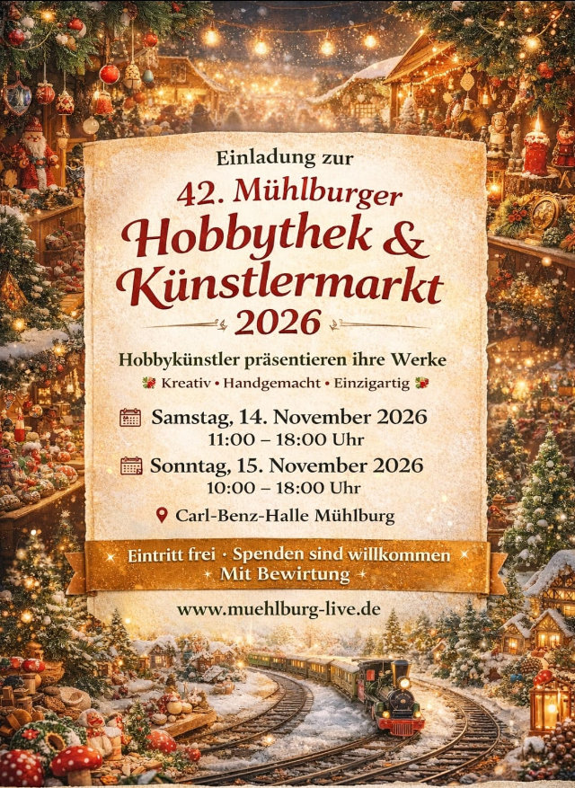 Mühlburger Hobbythek & Künstlermarkt 2026