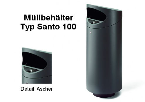 Abfallbehälter Typ Santo 100
